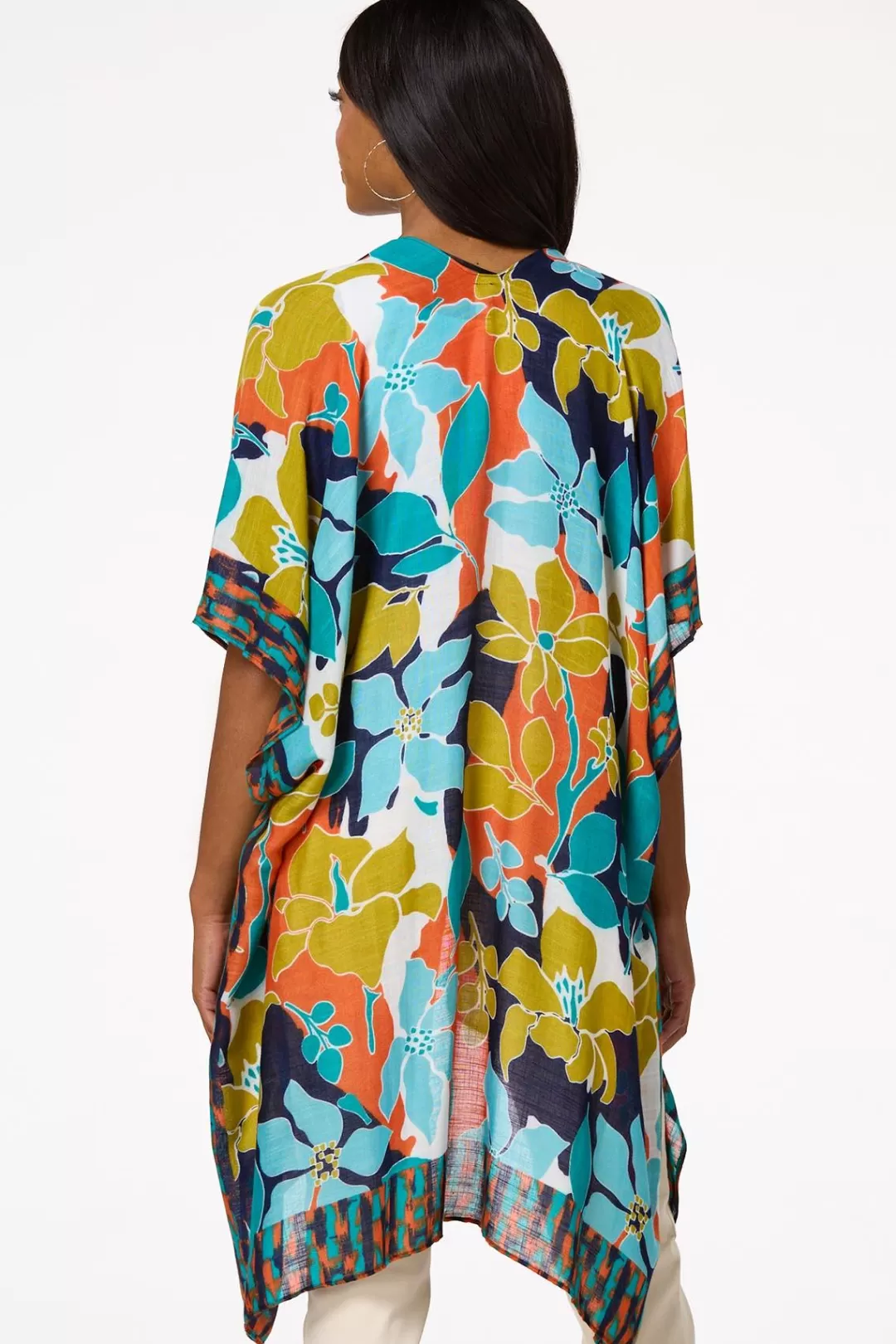 Cato Cover Ups | Tops | Abstract Floral Kimono