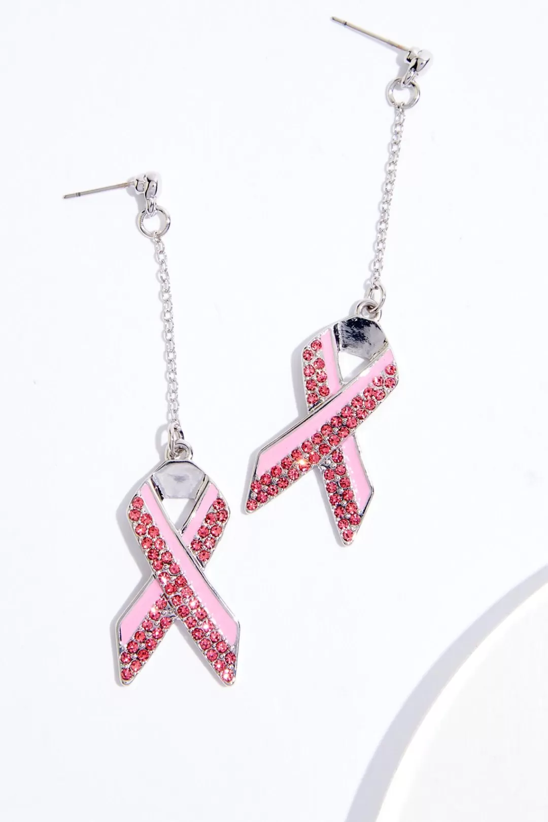 Cato Earrings | Awareness Ribbon Linear Earrings