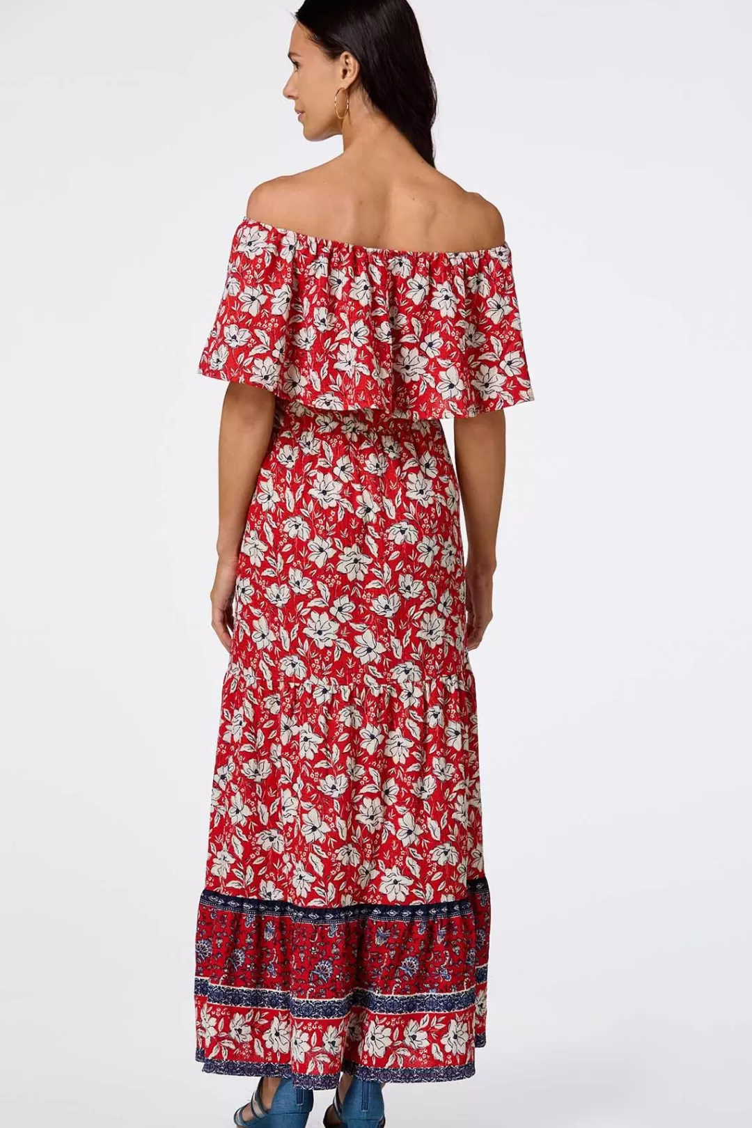 Cato Dresses | Bandana Floral Maxi Dress