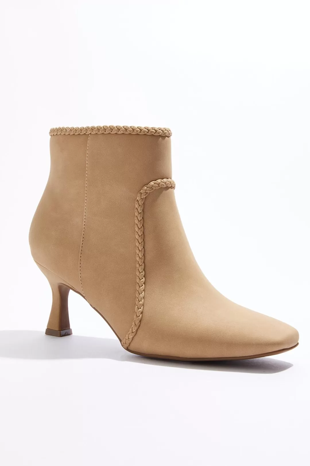 Cato Boots | Braided Trim Booties