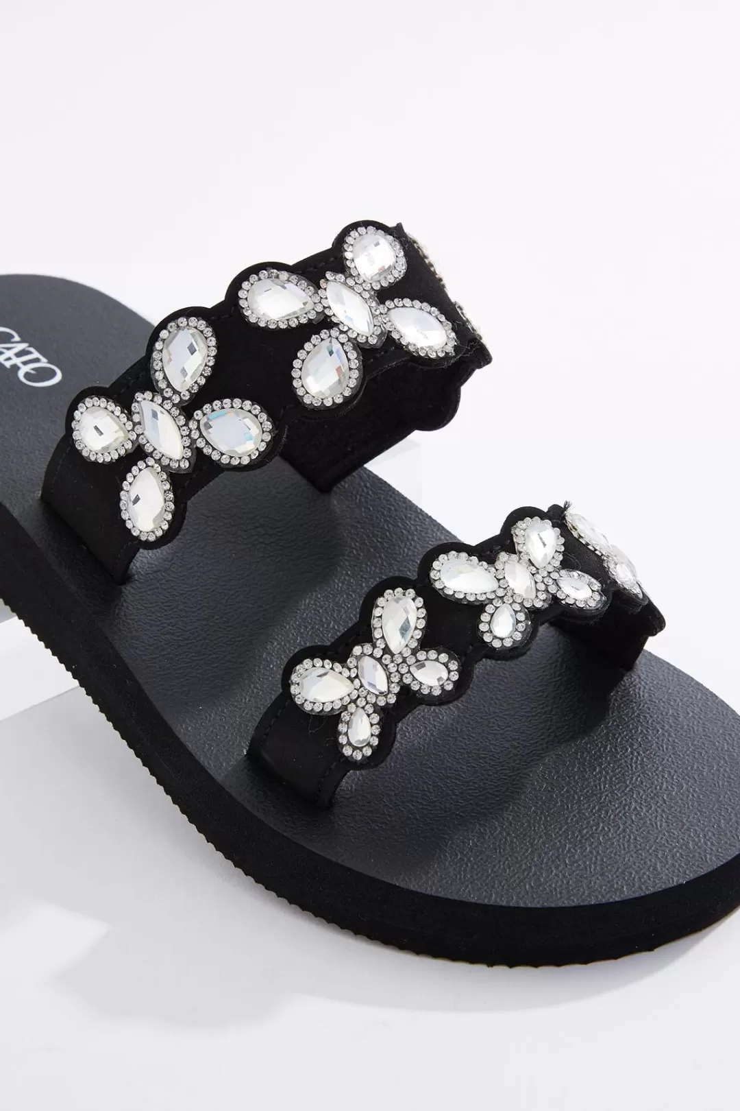 Cato Sandals | Butterfly Stone Band Sandals