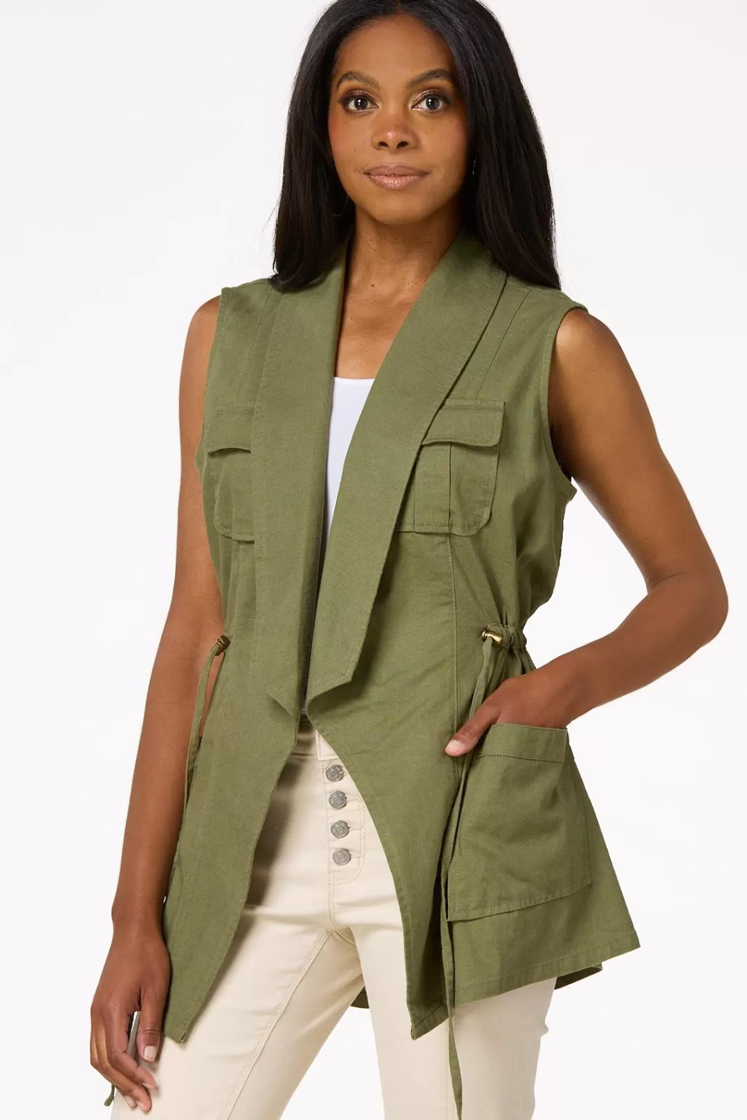 Cato Jackets & Vests | Cargo Twill Vest