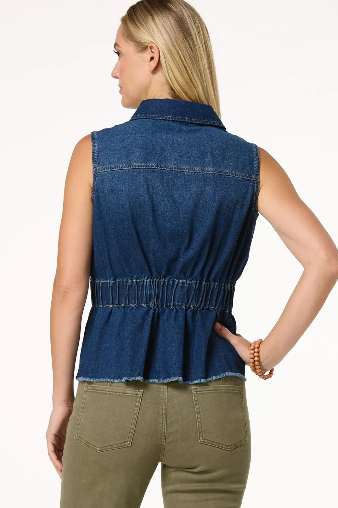 Cato Jackets & Vests | Jeans | Cinched Denim Vest