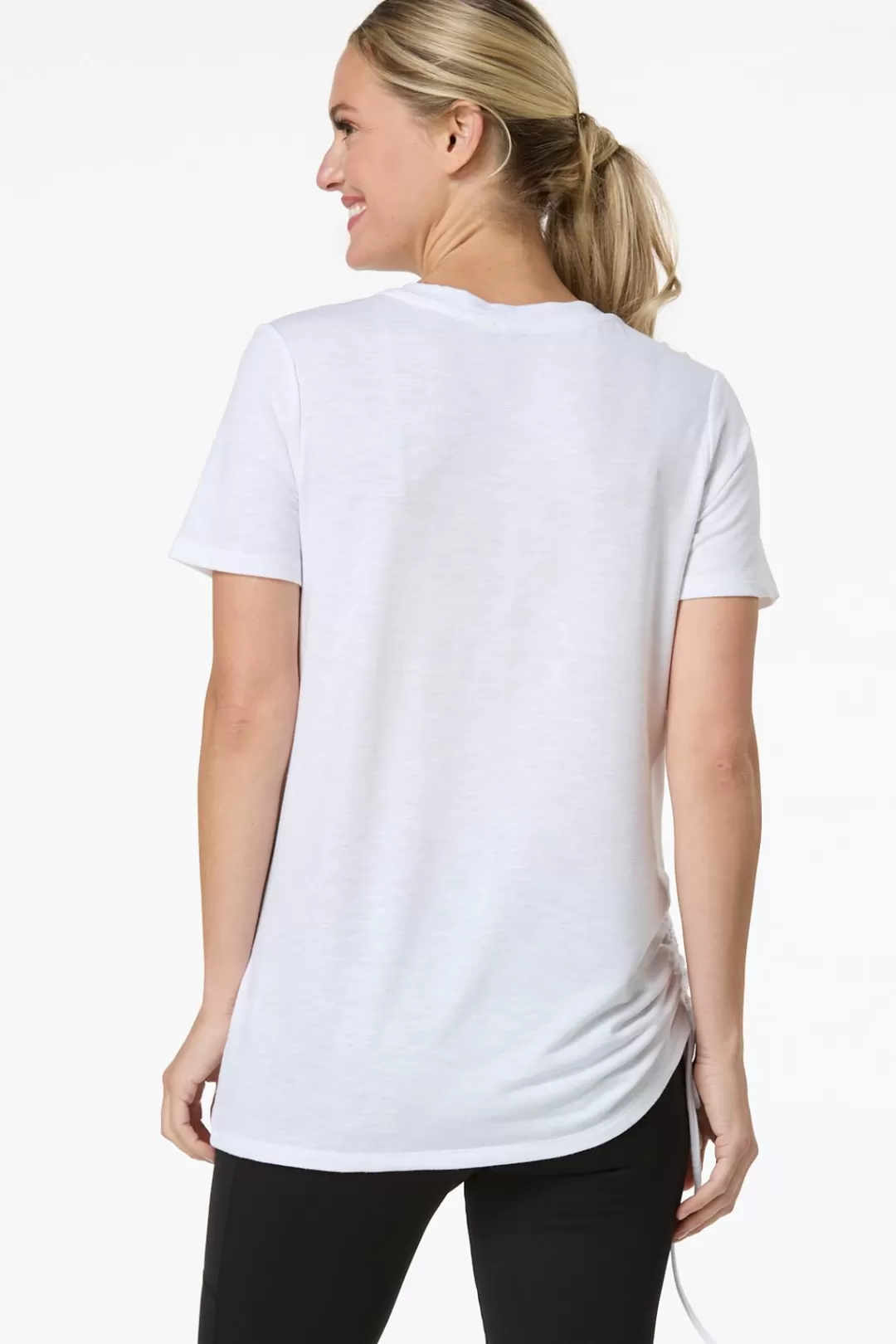 Cato Athleisure | Tops | Cinched Palm Tree Tee