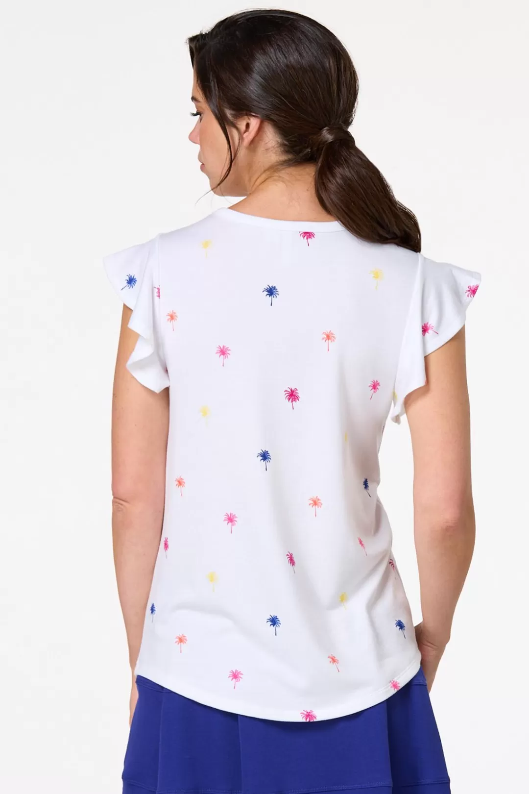 Cato Athleisure | Tops | Colorful Palm Tree Top