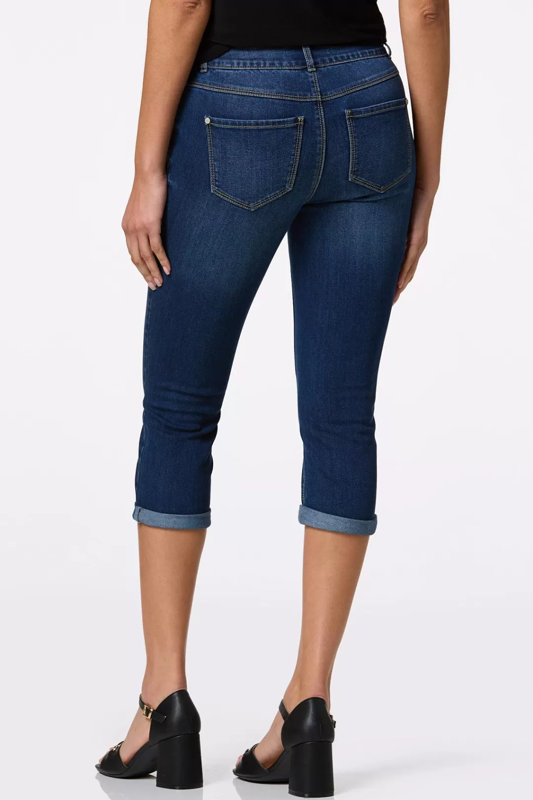 Cato Jeans | Cropped Dark Wash Jeans