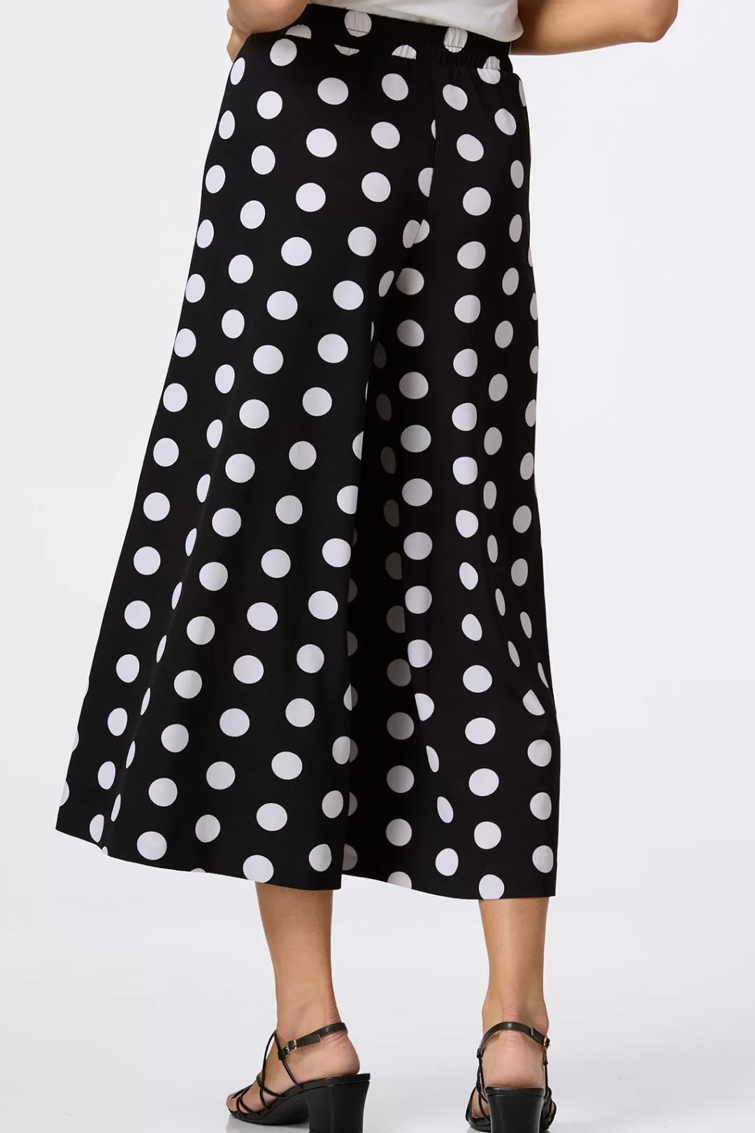 Cato Pants | Cropped Polka Dot Pants