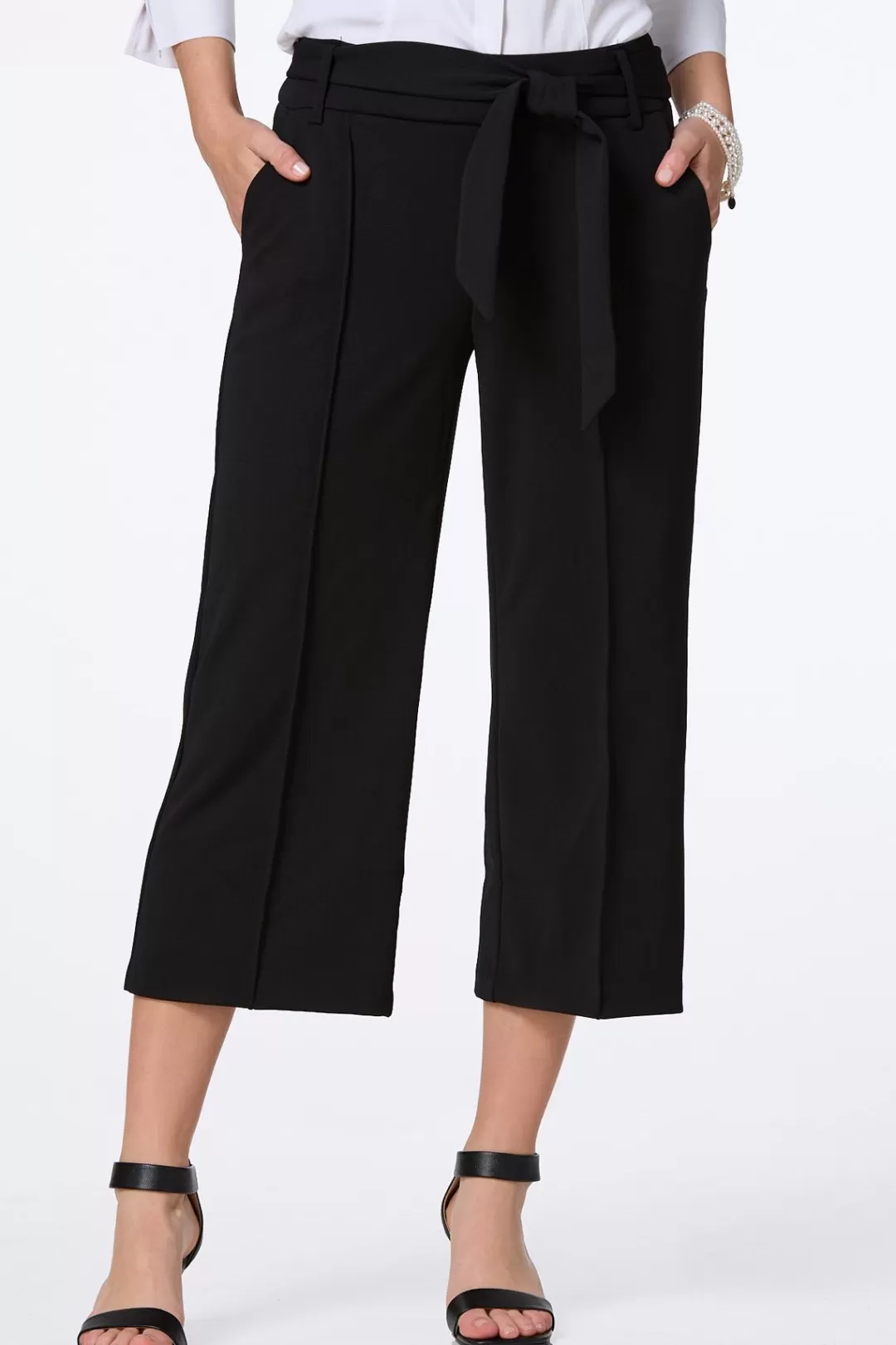 Cato Pants | Cropped Wide Leg Trouser Pants