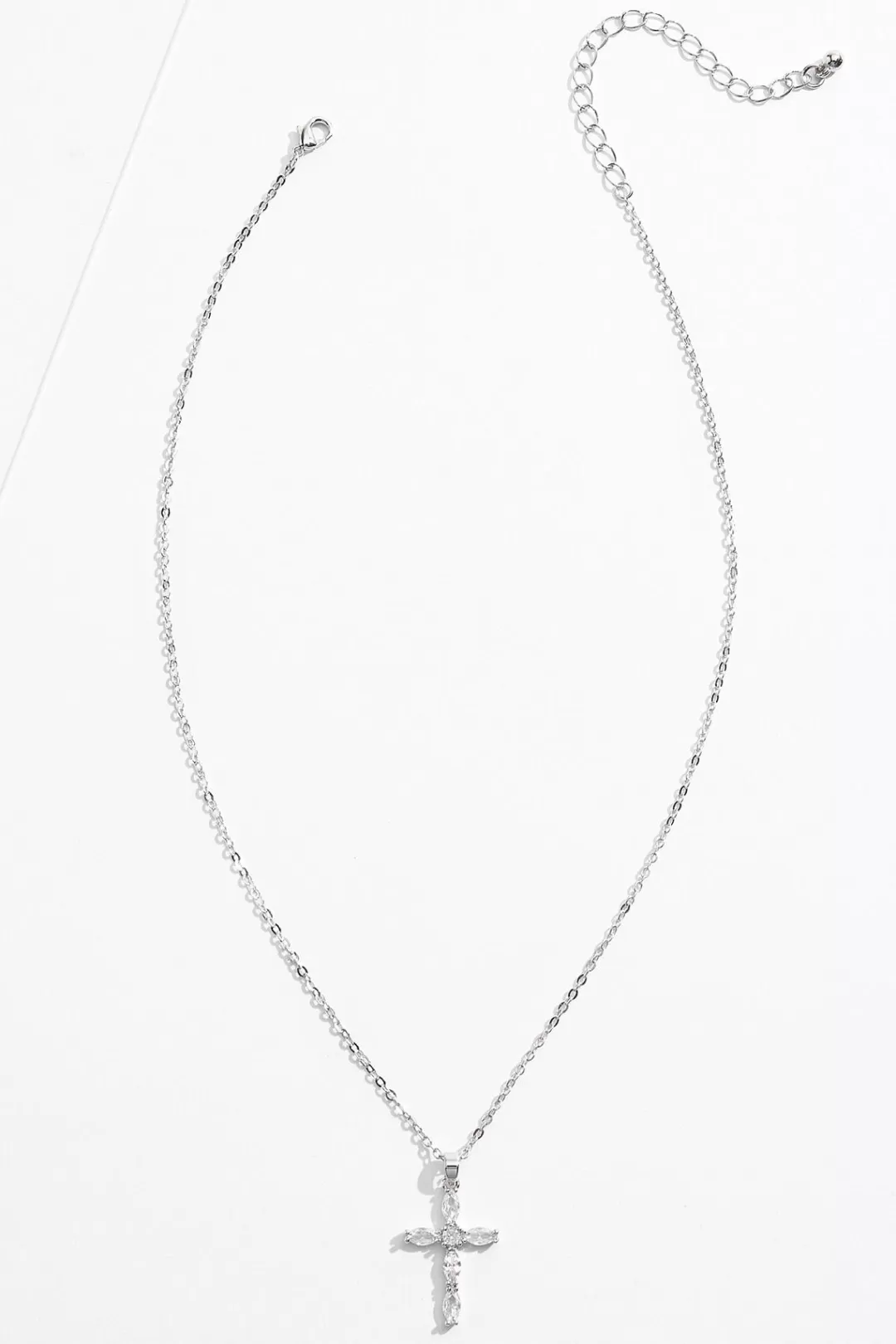 Cato Inspirational | Necklaces | Cubic Zirconia Cross Necklace