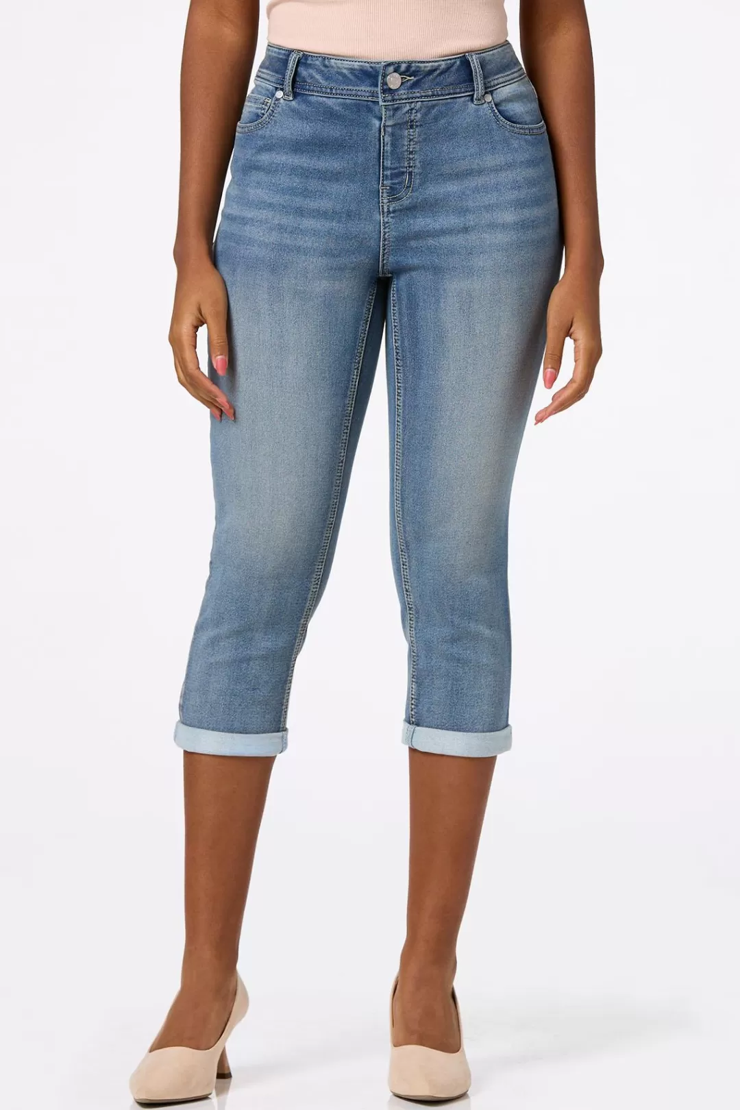 Cato Jeans | Curvy Skinny Cropped Jeans