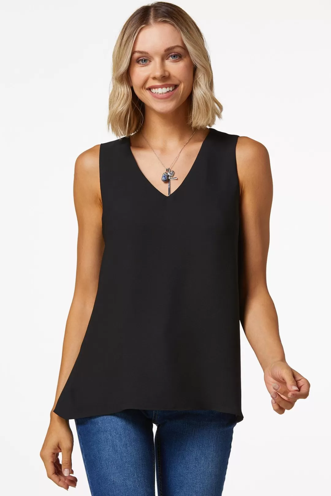 Cato Tops | Dressy Layered Tank