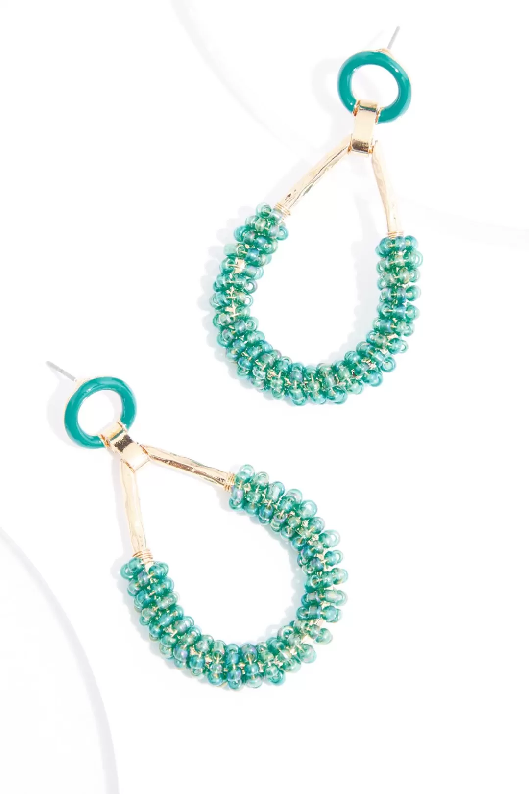 Cato Earrings | Everyday Seed Bead Tear Earrings