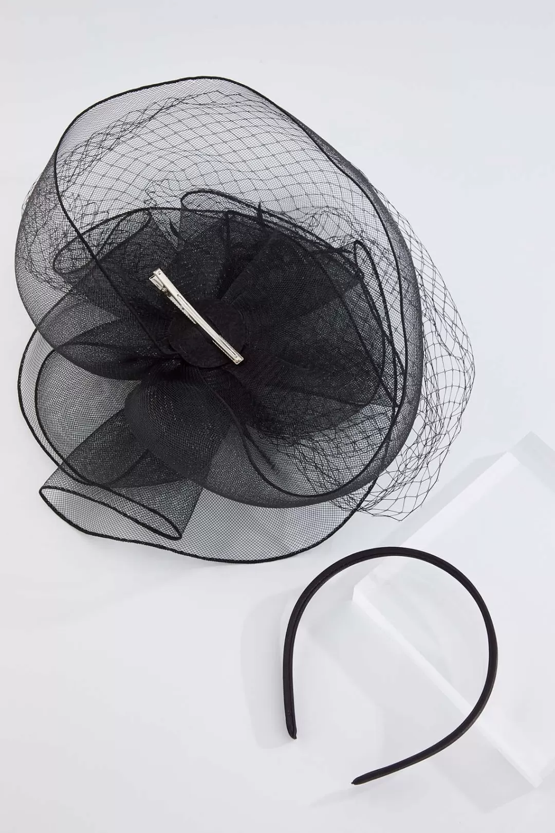 Cato Hats & Hair | Feather Veil Fascinator