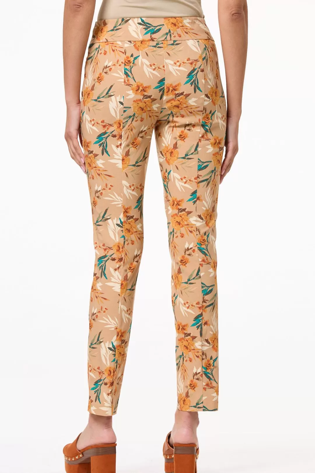 Cato Pants | Floral Bengaline Pants