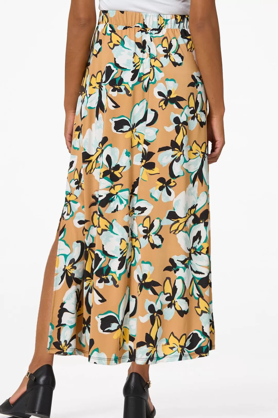 Cato Skirts | Floral Tie Front Maxi Skirt