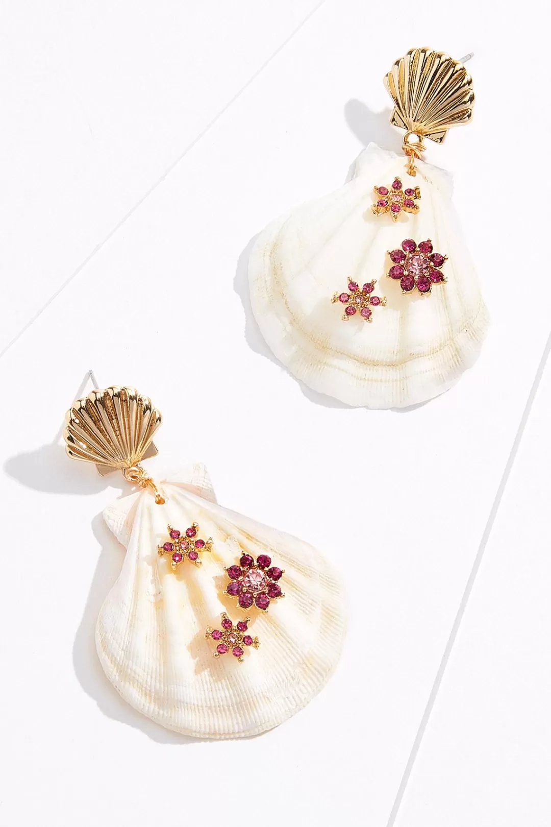 Cato Earrings | Flower Tropical Shell Earrings