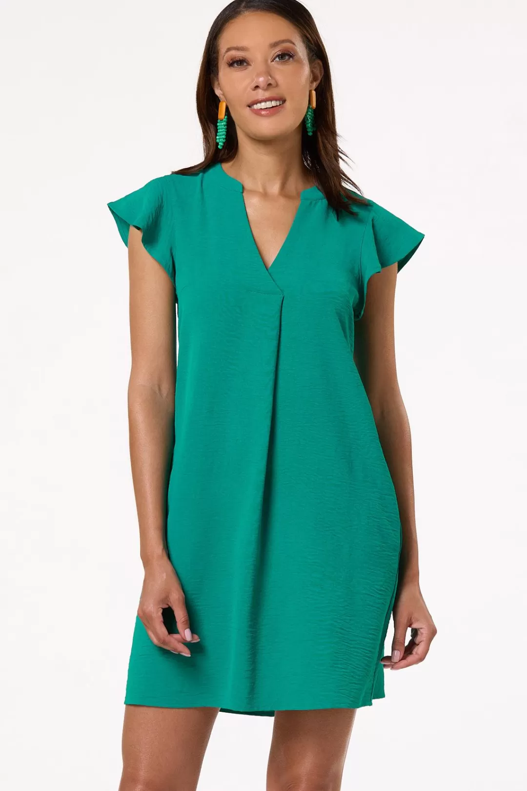 Cato Dresses | Flutter Sleeve Shift Dress