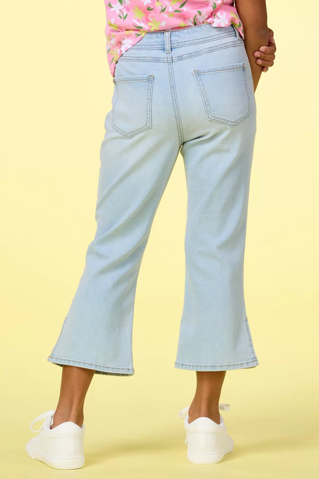 Cato Bottoms | Girls Cropped Flare Jeans