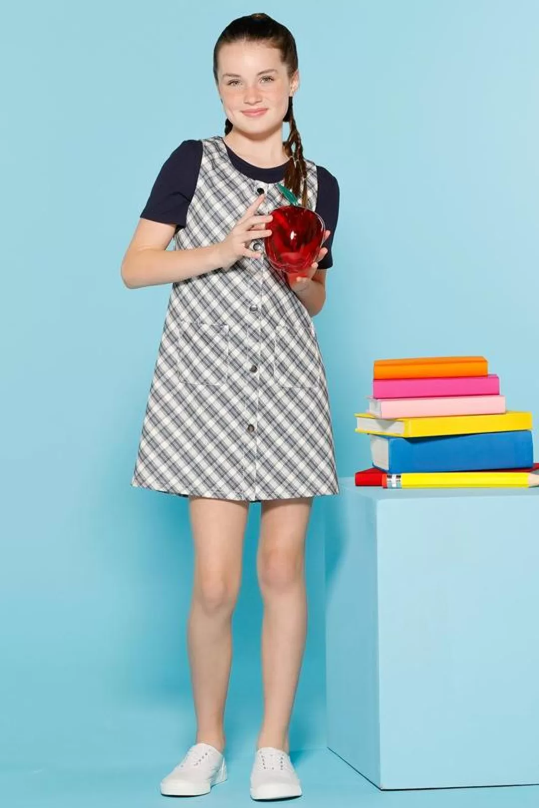 Cato Dresses | Girls Plaid Jumper