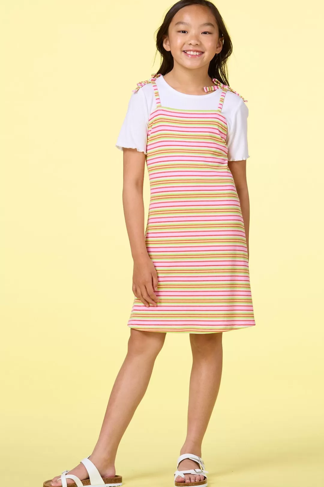 Cato Dresses | Girls Tie Shoulder Jumper