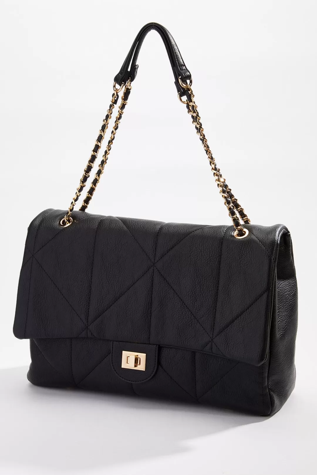 Cato Handbags | Large Quilted Shoulder Bag