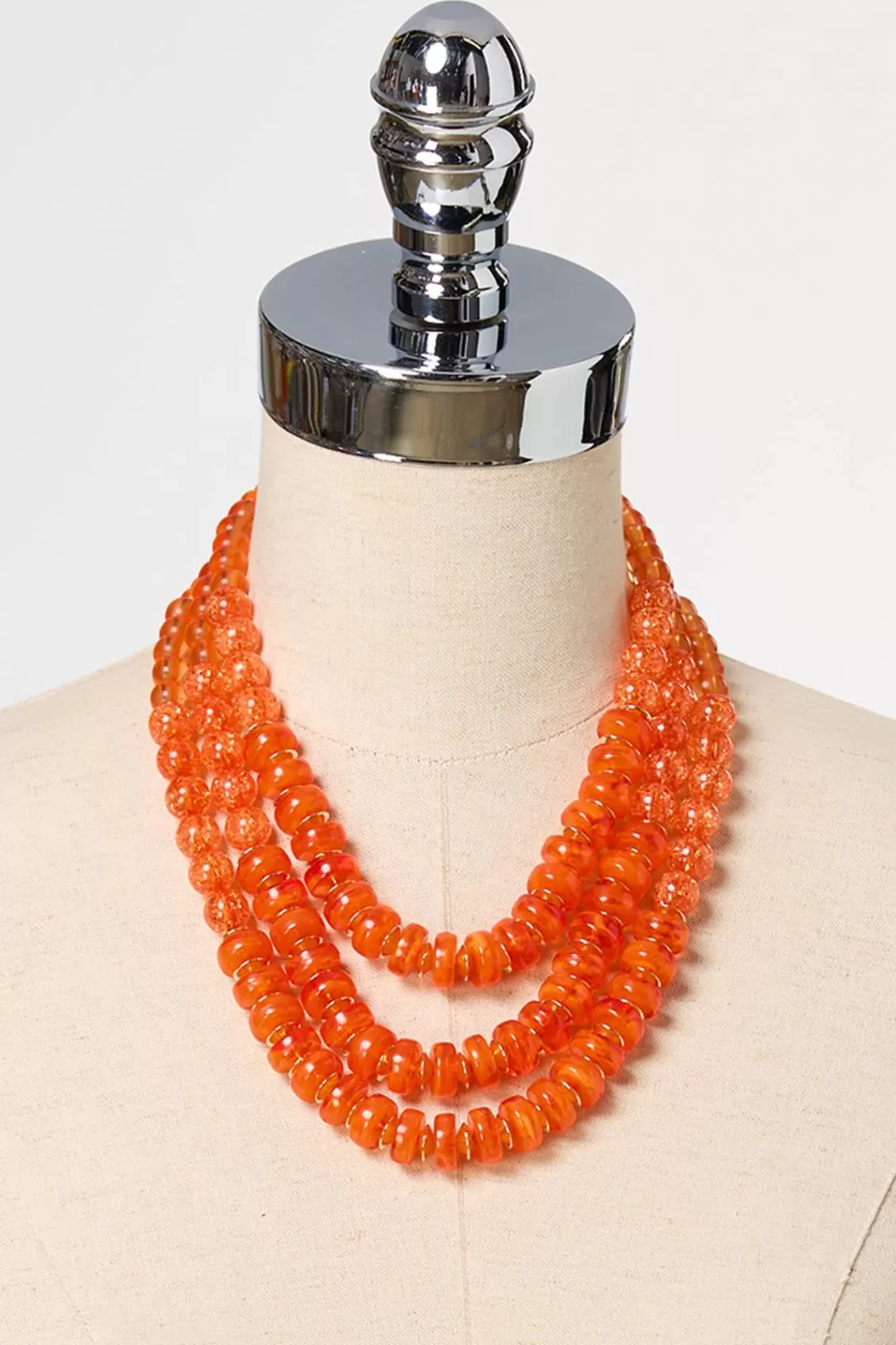 Cato Necklaces | Layered Lucite Short Necklace