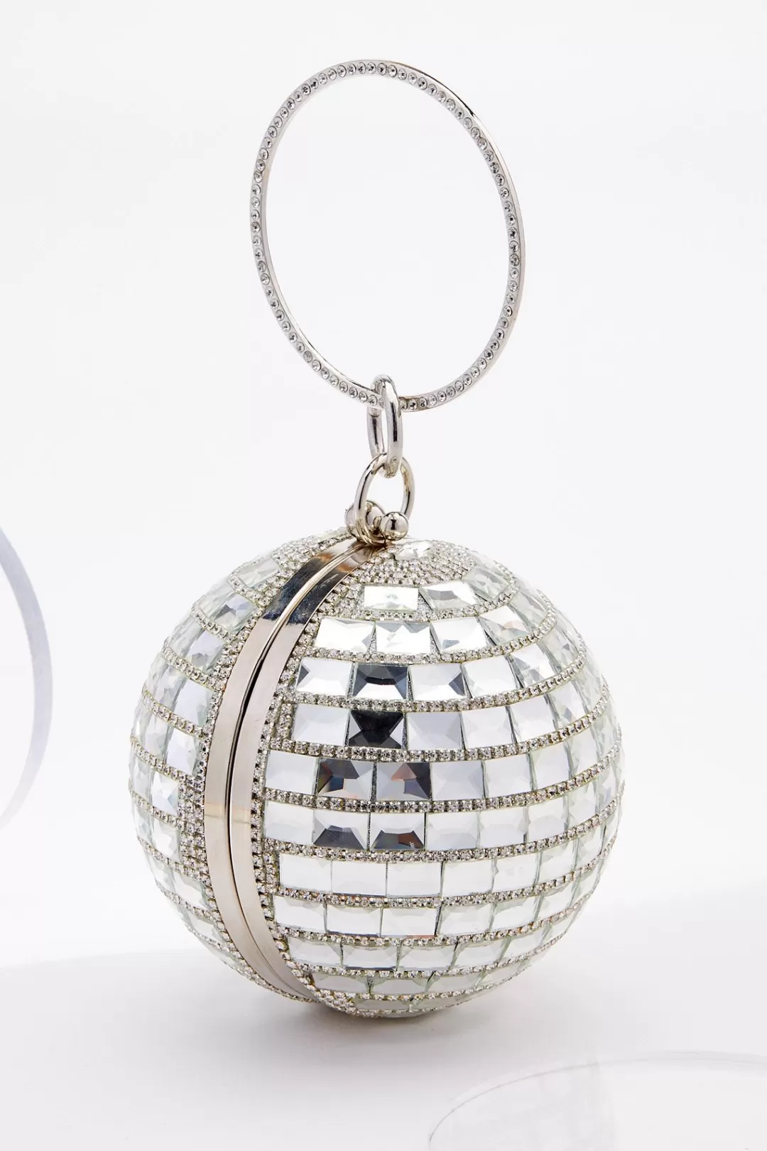 Cato Handbags | Mirrored Sphere Wristlet