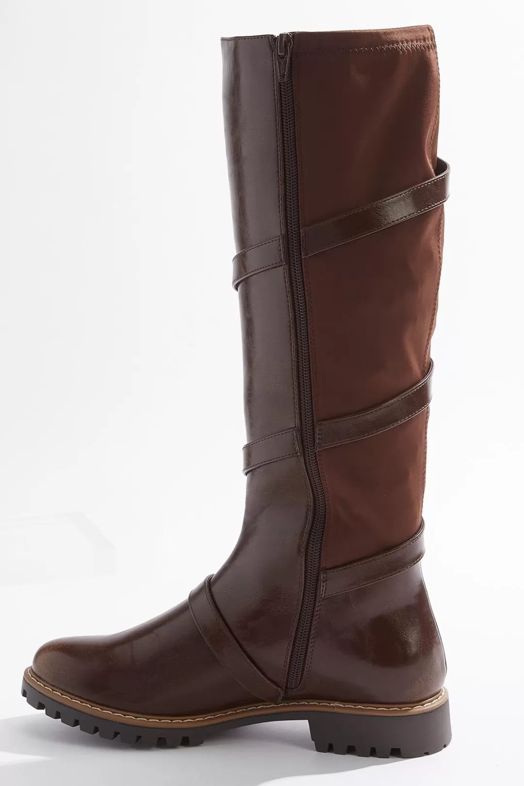 Cato Boots | Multi Buckle Strap Riding Boots