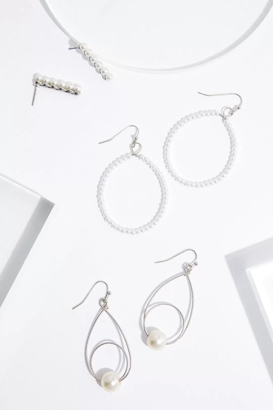 Cato Social Occasion | Earrings | Multi Pearl Dangle Earring Set