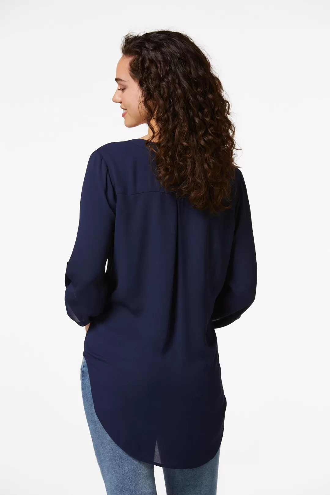 Cato Tops | Notched V- Neck Top