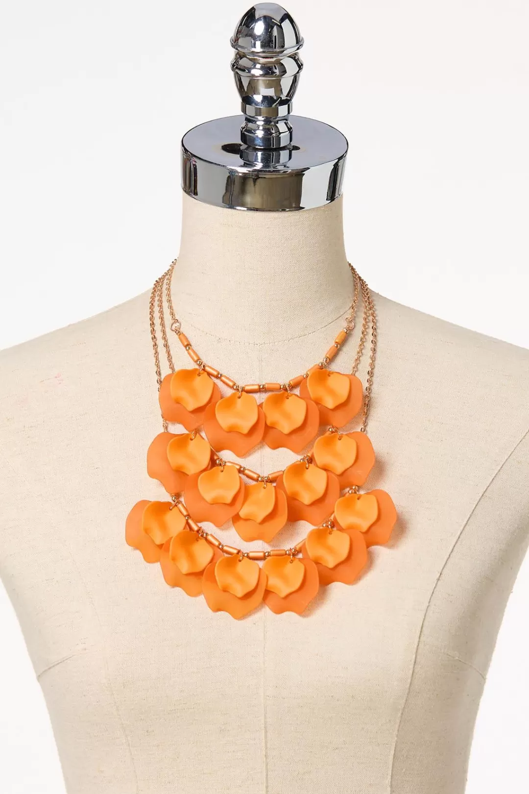 Cato Sets | Necklaces | Orange Petal Necklace Set