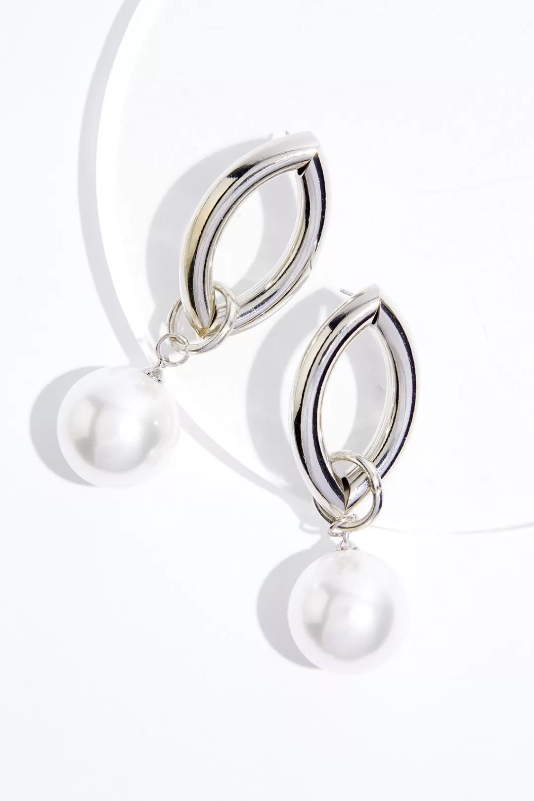 Cato Social Occasion | Earrings | Oversized Pearl Ball Dangle Earrings