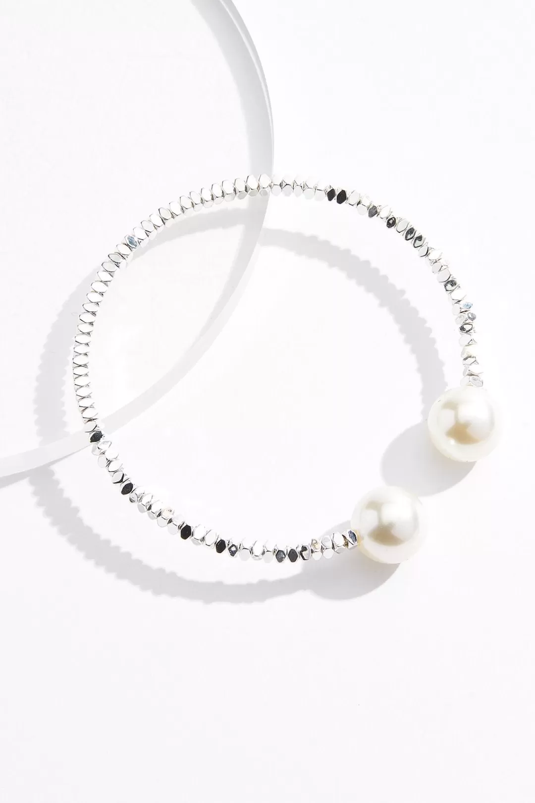 Cato Bracelets | Pearl End Cuff Bracelet