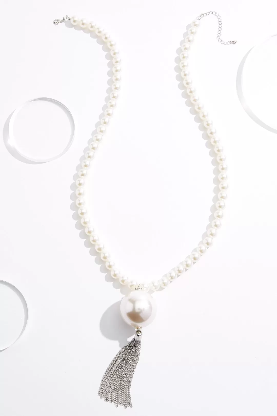 Cato Necklaces | Pearl Oversized Pendant Necklace