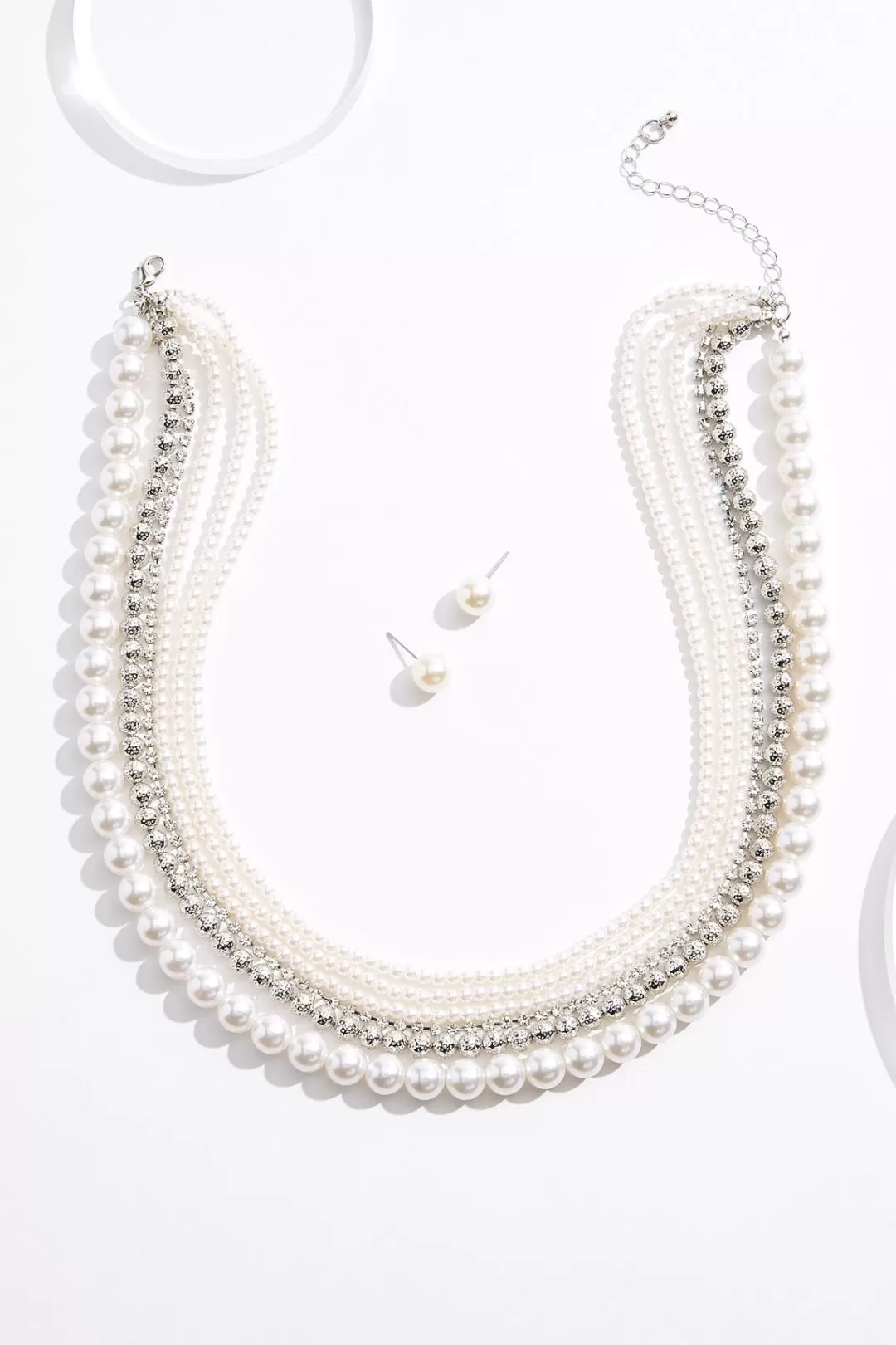 Cato Sets | Pearl Twist Layered Necklace Set