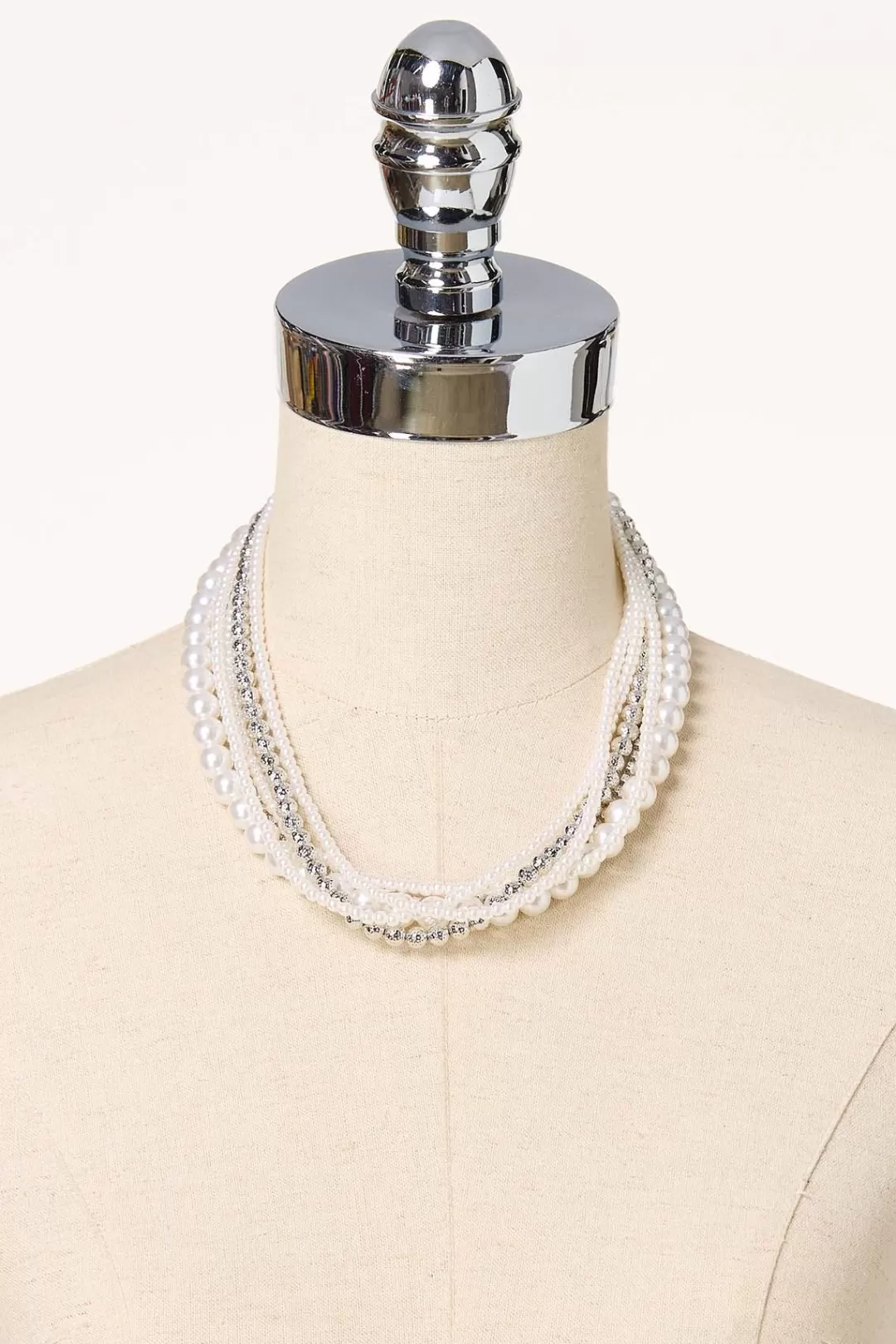 Cato Sets | Pearl Twist Layered Necklace Set