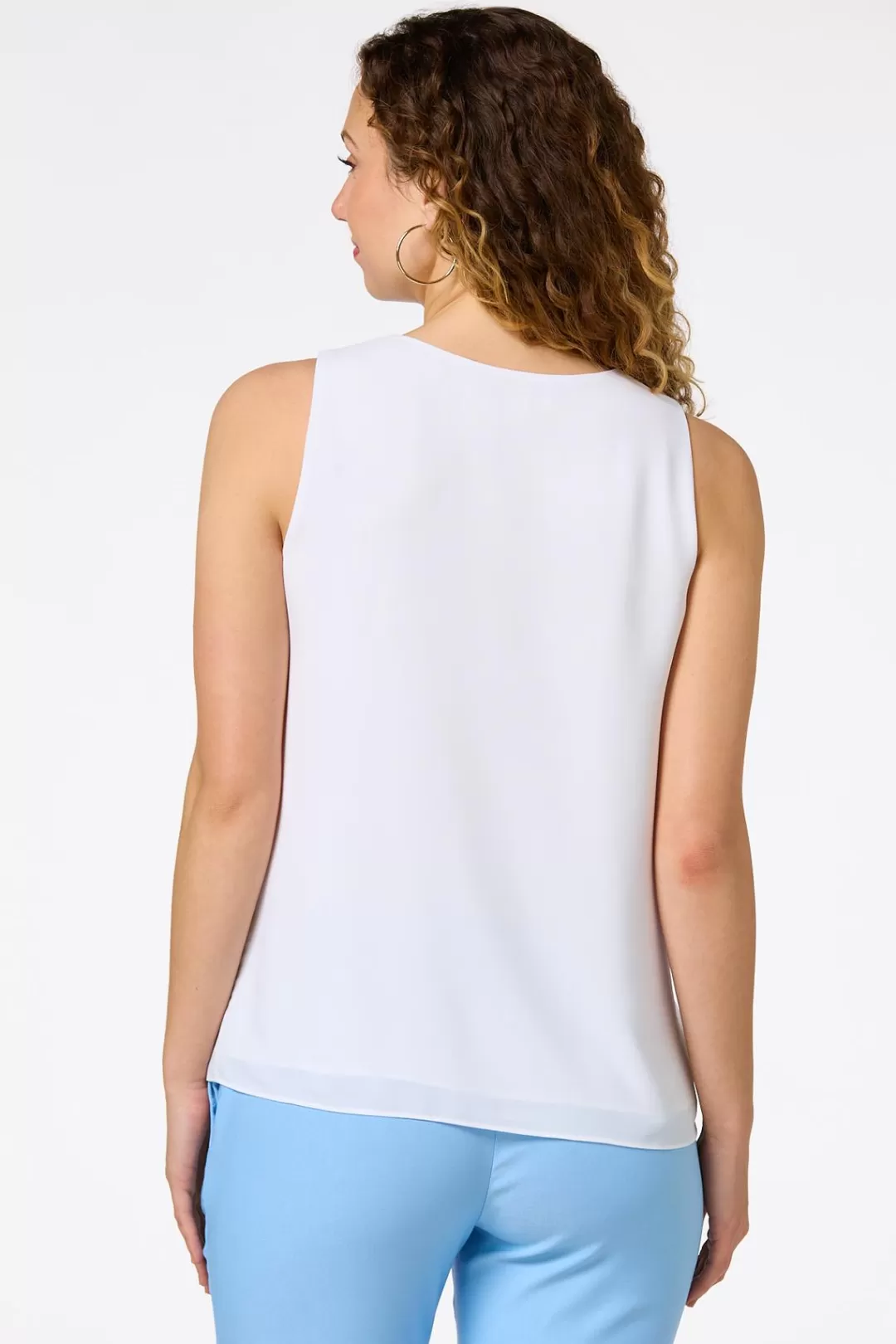 Cato Tops | Petite Dressy Layered Tank