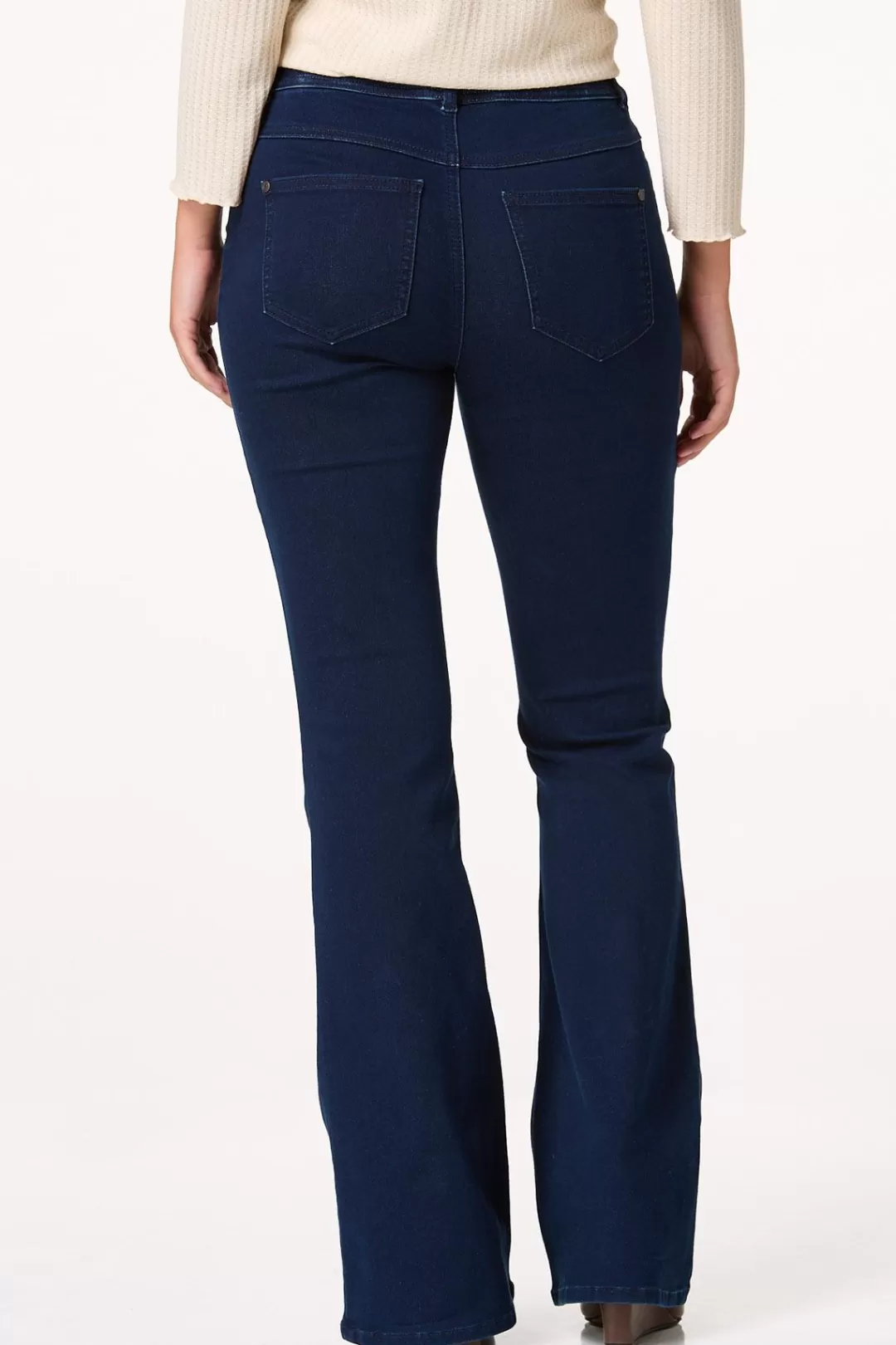 Cato Petites | Jeans | Petite High Rise Pull- On Flare Leg Jeans