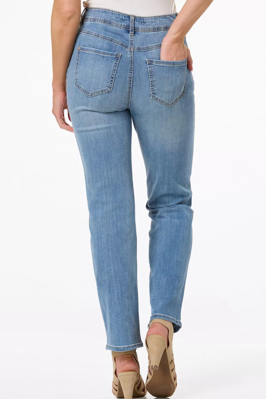 Cato Petites | Jeans | Petite High Rise Straight Leg Jeans