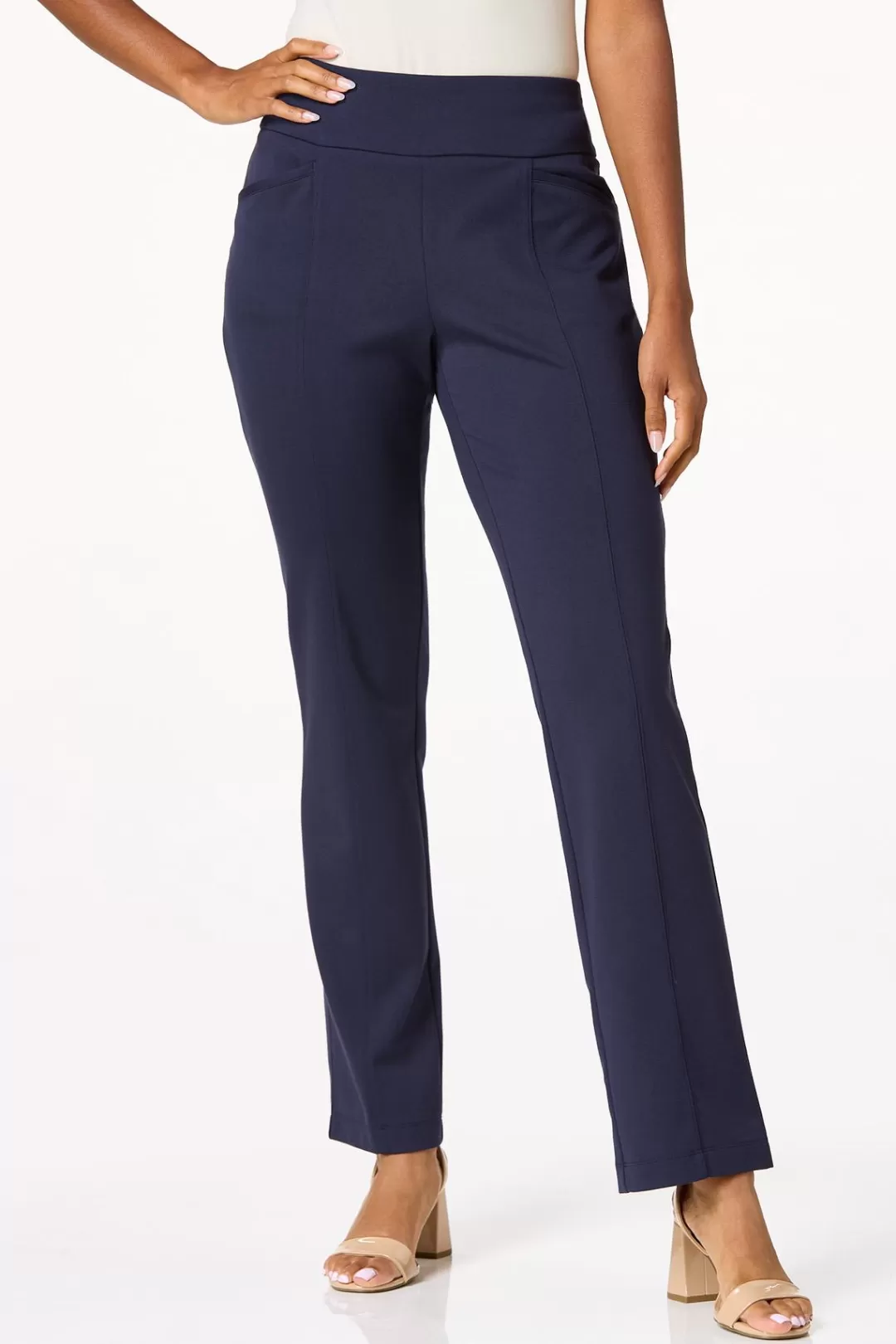 Cato Petites | Pants | Petite Ponte Straight Leg Pants