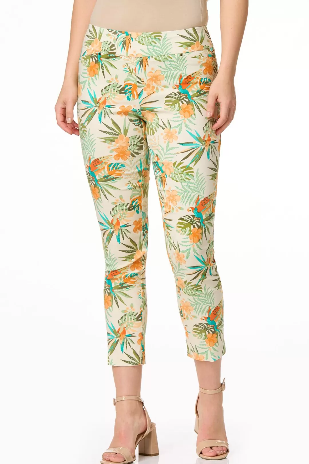 Cato Petites | Pants | Petite Tropical Ankle Pants