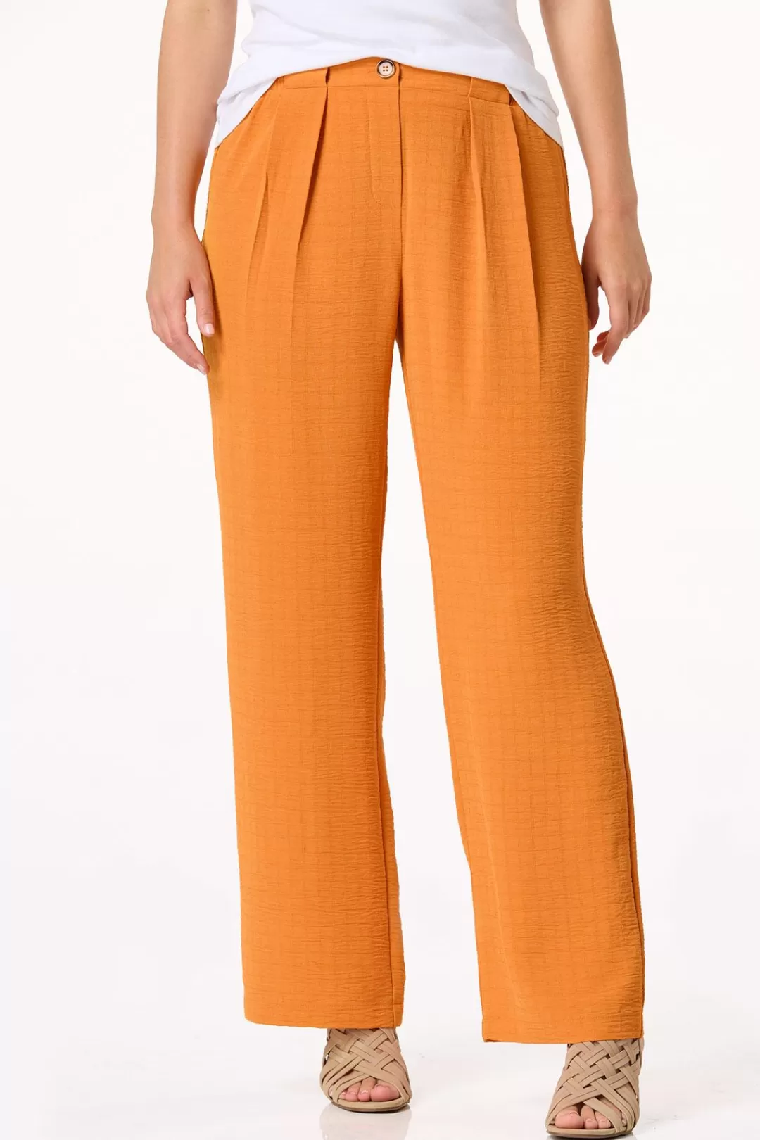 Cato Pants | Pleated Airflow Wide Leg Pants