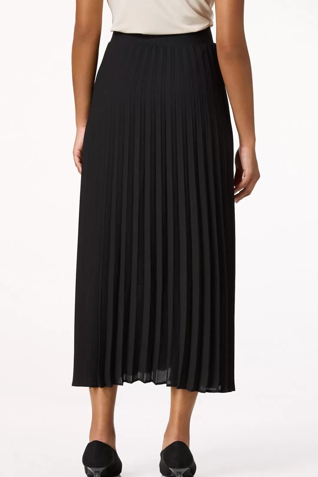 Cato Skirts | Pleated Chiffon Maxi Skirt