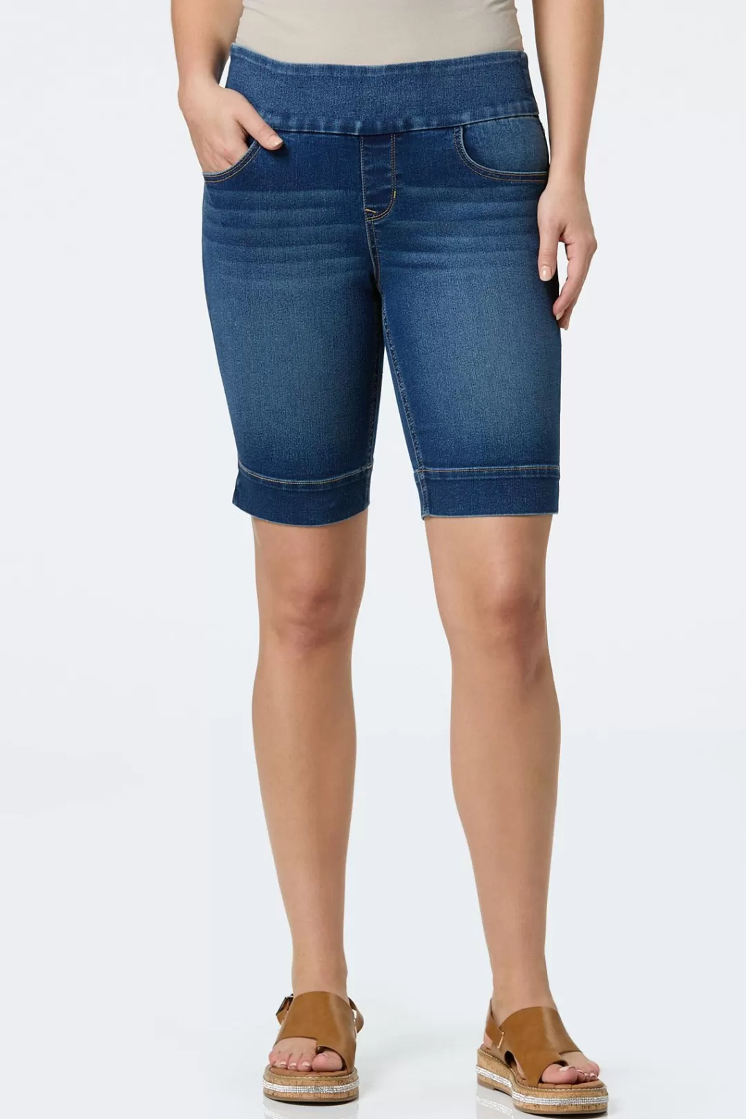 Cato Shorts | Jeans | Pull- On Denim Shorts