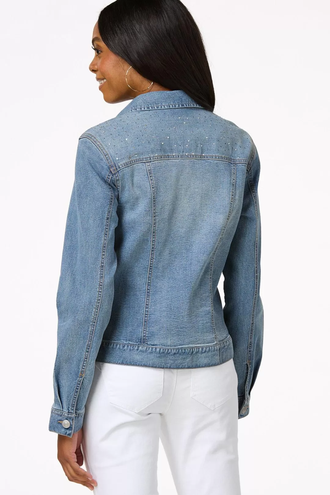 Cato Jeans | Jackets & Vests | Rhinestone Denim Jacket