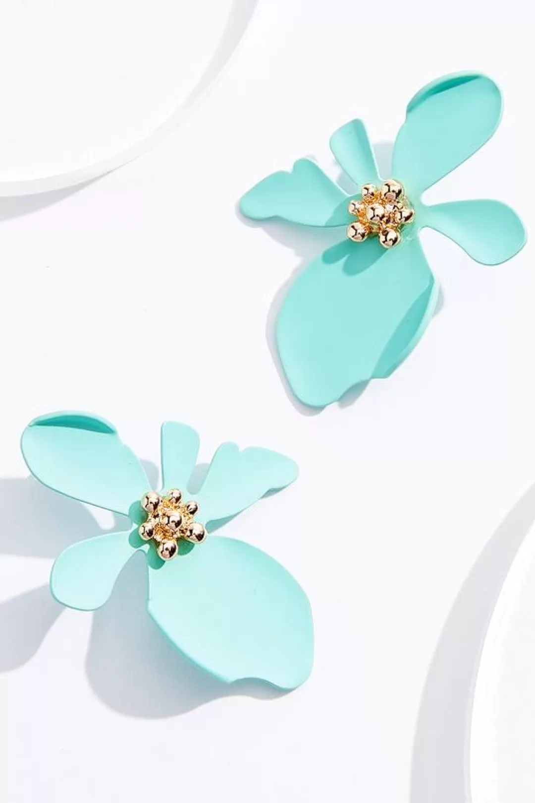 Cato Earrings | Rubber Flower Button Earrings