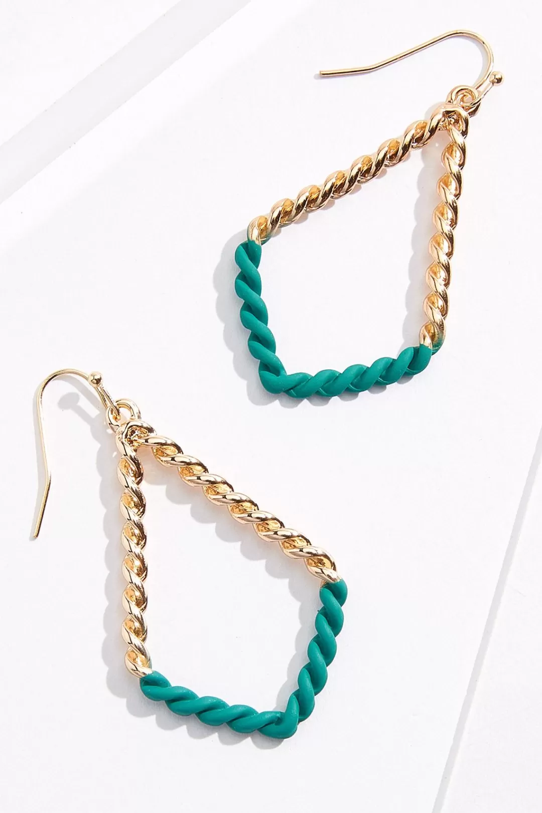 Cato Earrings | Rubber Twist Dangle Earrings