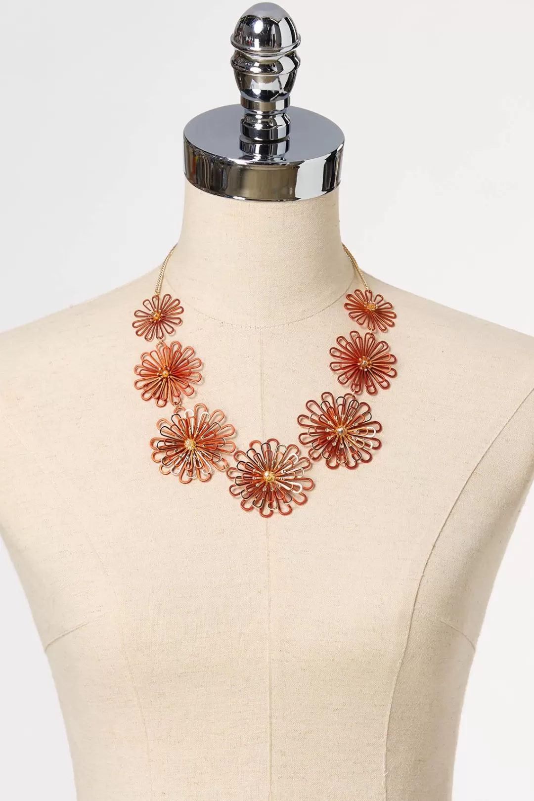 Cato Sets | Necklaces | Rubber Wire Flower Necklace Set