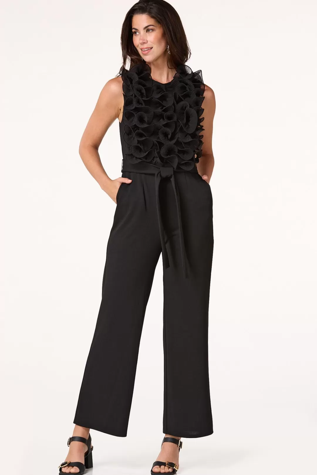 Cato Dresses | Ruffled Petal Jumpsuit