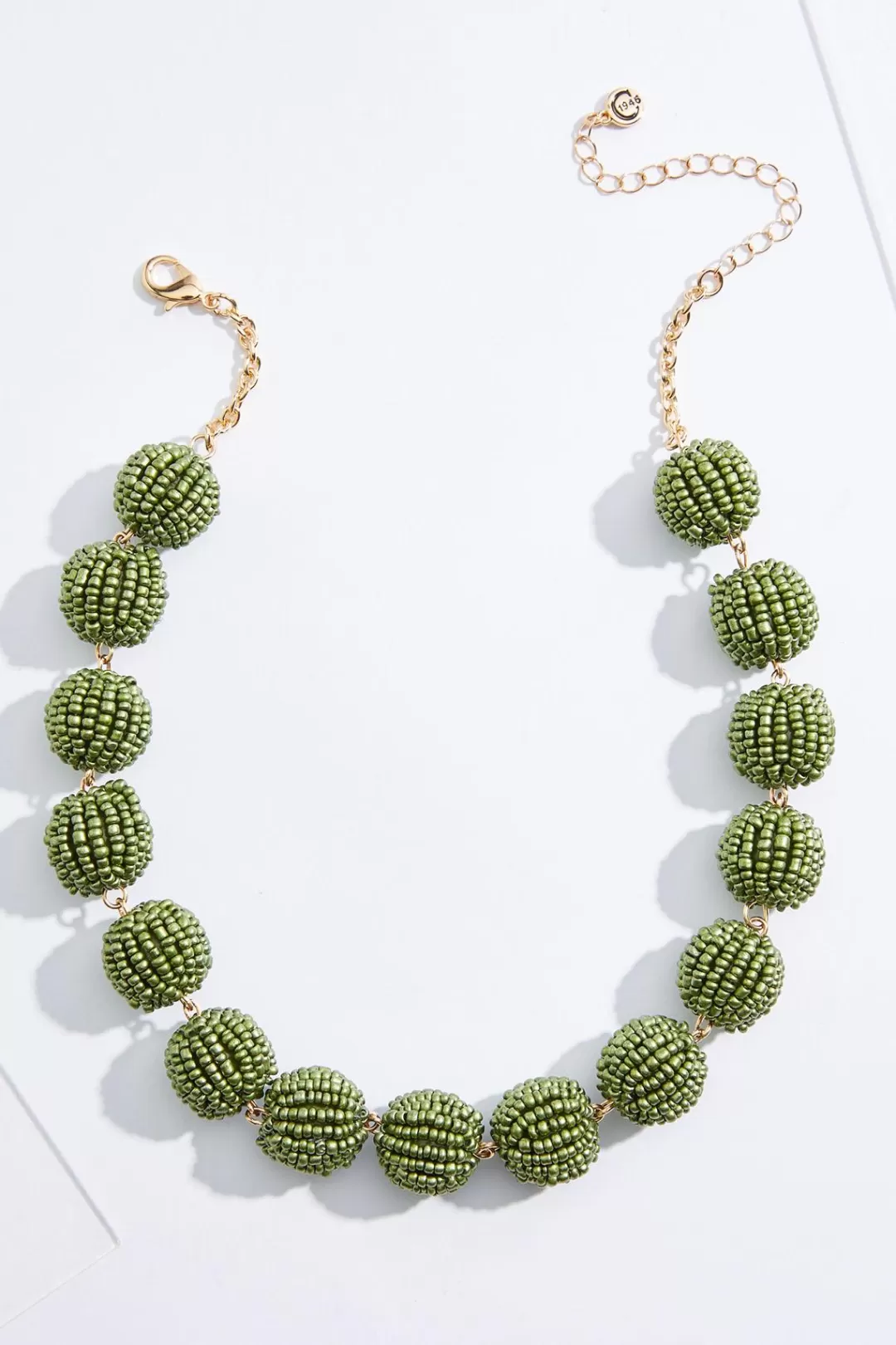 Cato Necklaces | Seed Bead Ball Short Necklace